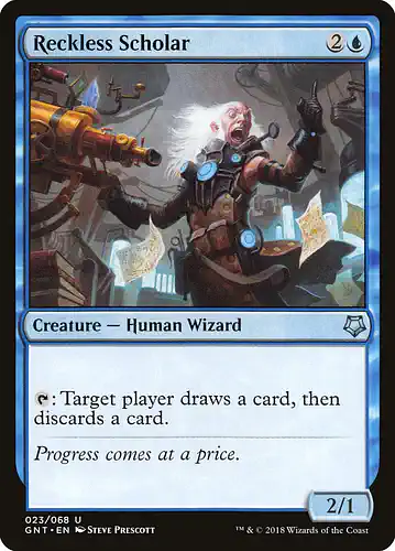 Reckless Scholar - gnt Spoiler