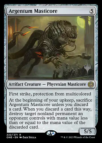 Argentum Masticore - one Spoiler