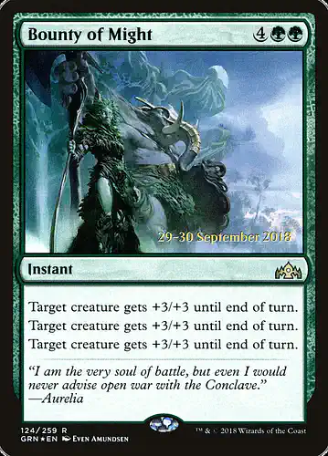 Bounty of Might - grn Spoiler