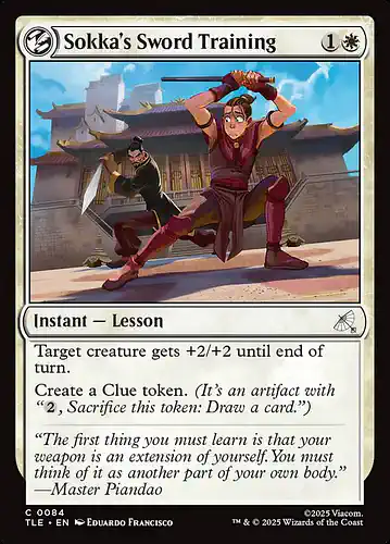 Sokka's Sword Training - tle Spoiler