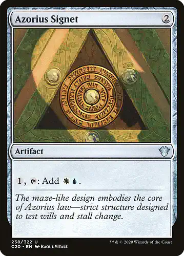 Azorius Signet - c20 Spoiler