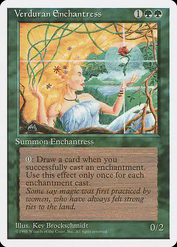 Verduran Enchantress - 4ed Spoiler