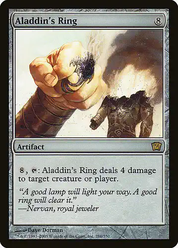 Aladdin's Ring - 9ed Spoiler