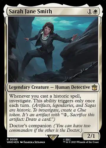 Sarah Jane Smith - who Spoiler