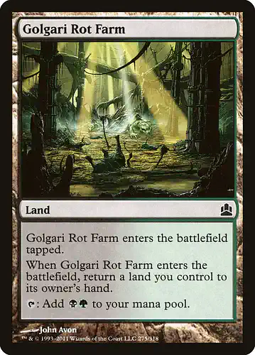 Golgari Rot Farm - cmd Spoiler