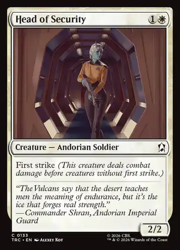 Head of Security - trc Spoiler