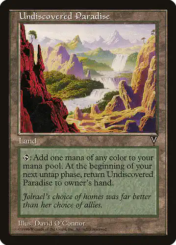 Undiscovered Paradise - vis Spoiler