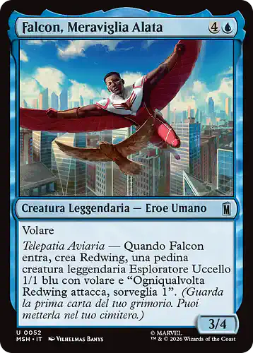 Falcon, Winged Wonder - msh Spoiler