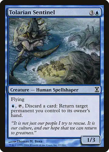 Tolarian Sentinel - tsp Spoiler