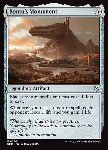 Bontu's Monument - drc Spoiler