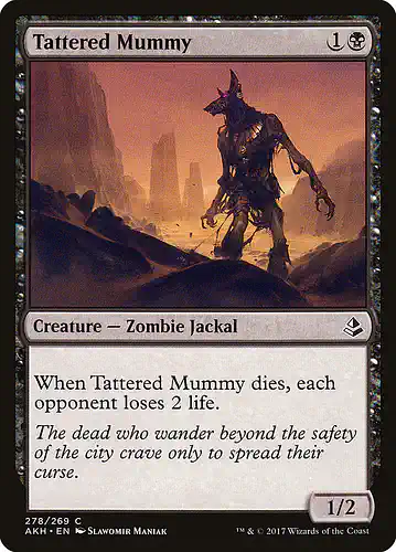 Tattered Mummy - akh Spoiler