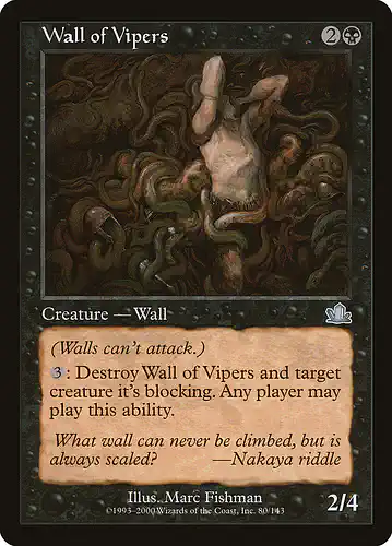 Wall of Vipers - pcy Spoiler