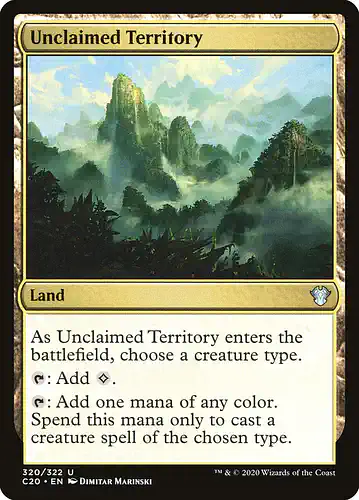 Unclaimed Territory - c20 Spoiler