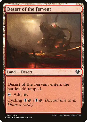 Desert of the Fervent - c20 Spoiler