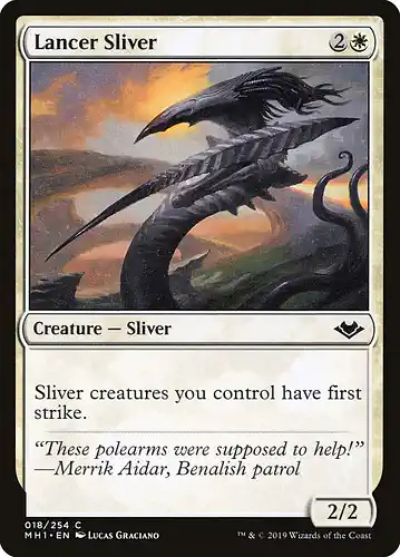 Lancer Sliver - mh1 Spoiler