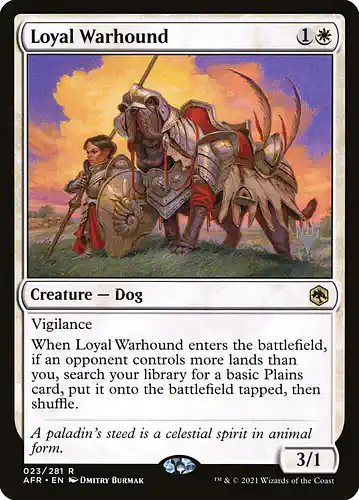 Loyal Warhound - afr Spoiler