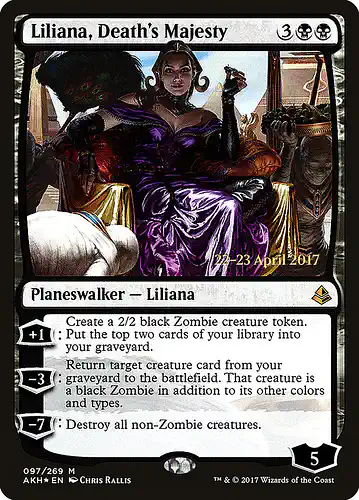 Liliana, Death's Majesty - akh Spoiler