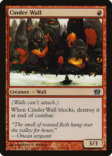 Cinder Wall - 8ed Spoiler