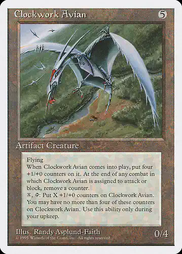 Clockwork Avian - 4ed Spoiler