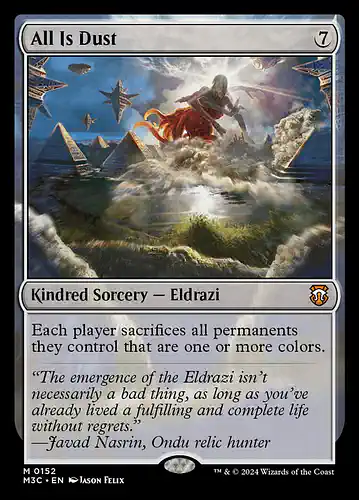 All Is Dust - m3c Spoiler