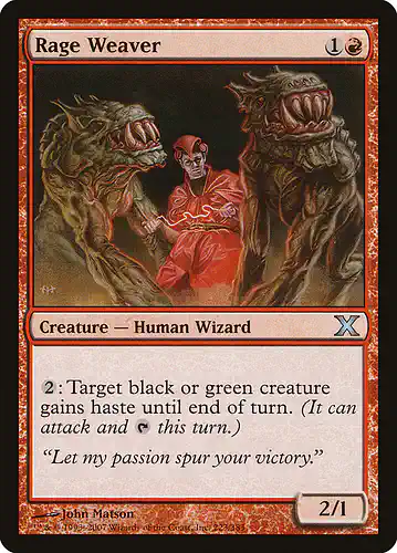 Rage Weaver - 10e Spoiler