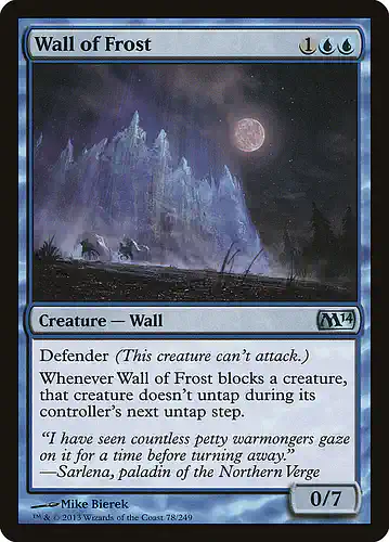 Wall of Frost - m14 Spoiler