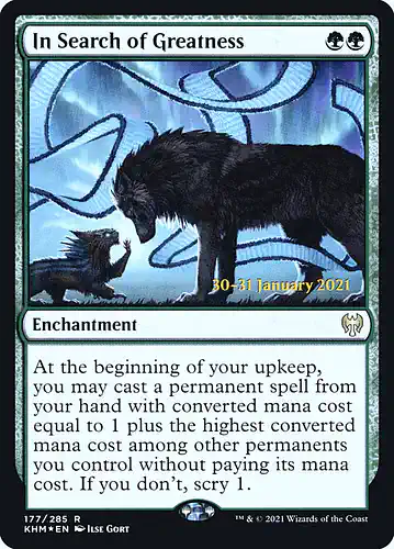 In Search of Greatness - khm Spoiler