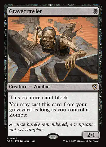 Gravecrawler - drc Spoiler