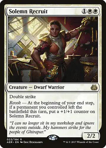 Solemn Recruit - aer Spoiler