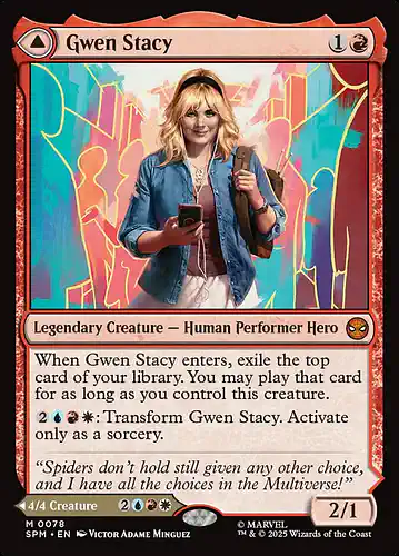 Gwen Stacy - spm Spoiler
