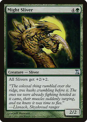 Might Sliver - tsp Spoiler