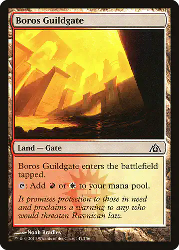 Boros Guildgate - dgm Spoiler