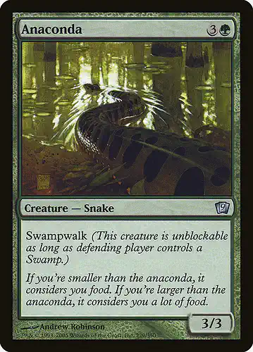 Anaconda - 9ed Spoiler