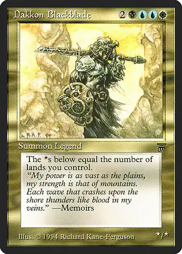 Dakkon Blackblade - leg Spoiler