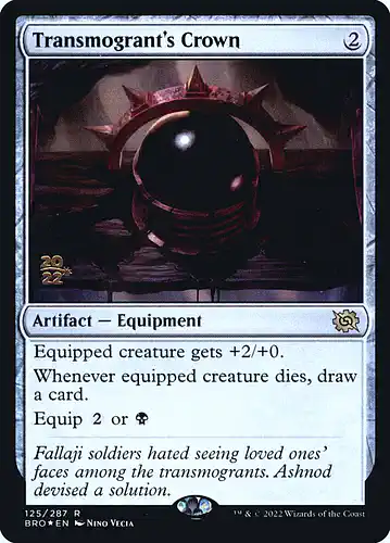 Transmogrant's Crown - bro Spoiler
