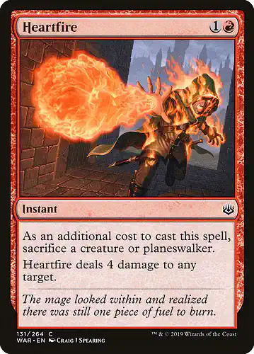 Heartfire - war Spoiler