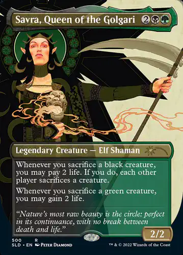 Savra, Queen of the Golgari - sld Spoiler