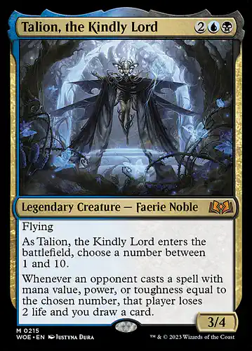 Talion, the Kindly Lord - woe Spoiler