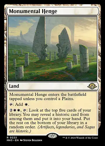 Monumental Henge - mh3 Spoiler