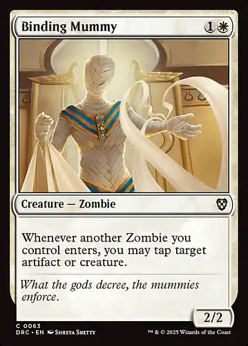 Binding Mummy - drc Spoiler