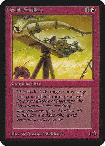 Orcish Artillery - lea Spoiler