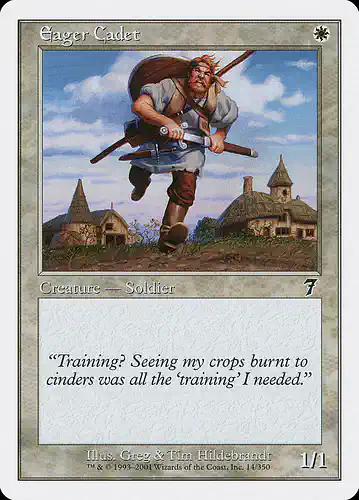 Eager Cadet - 7ed Spoiler