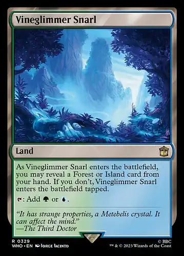 Vineglimmer Snarl - who Spoiler