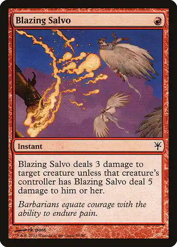 Blazing Salvo - ddk Spoiler