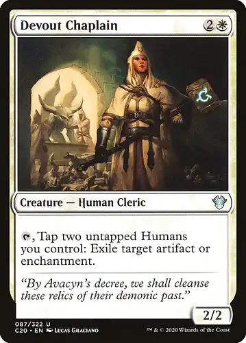 Devout Chaplain - c20 Spoiler