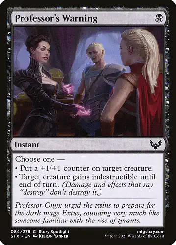 Professor's Warning - stx Spoiler