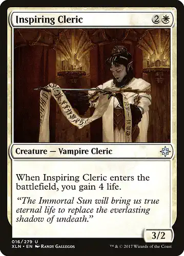 Inspiring Cleric - xln Spoiler