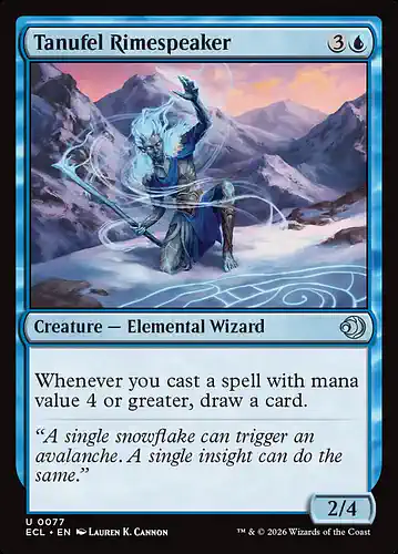 Tanufel Rimespeaker - ecl Spoiler