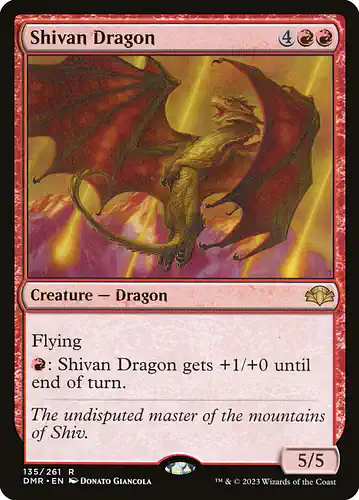 Shivan Dragon - dmr Spoiler