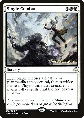 Single Combat - war Spoiler